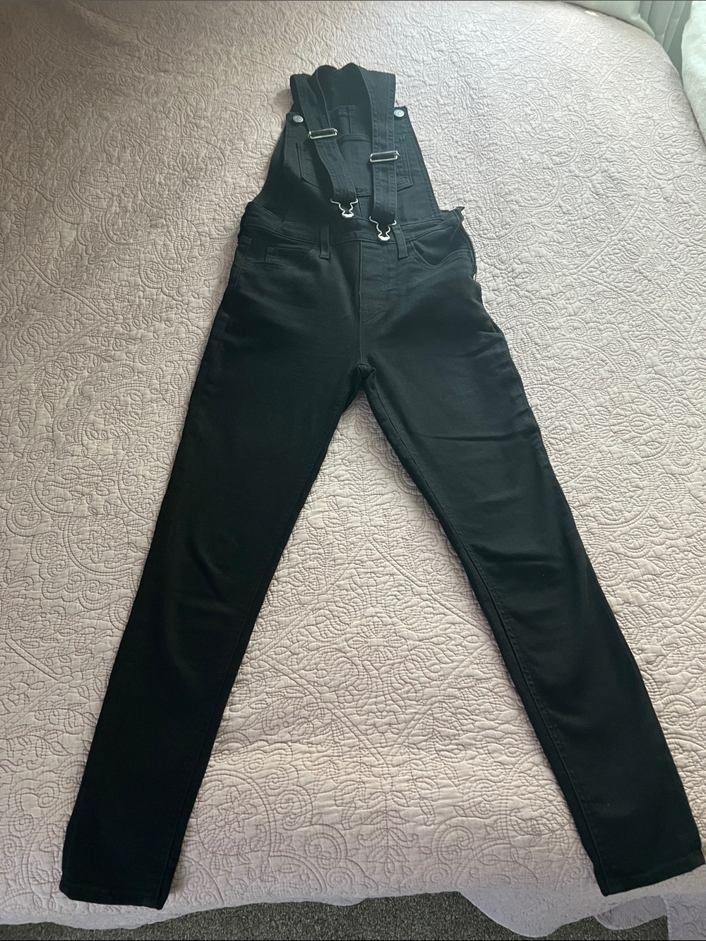 Levi's Black Women's Denim Bib Overalls